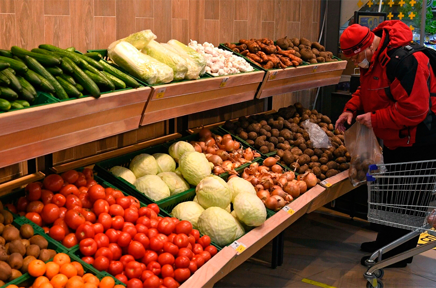 Росстат: цены на плодоовощную продукцию в России за неделю выросли на 2,9%
