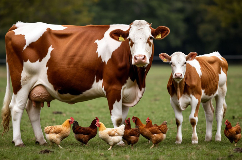 Производство скота и птицы в России с начала года выросло на 1,2%