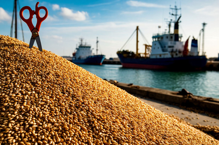 Правительство РФ установило квоту на вывоз зерна в 2026 году в 20 млн т