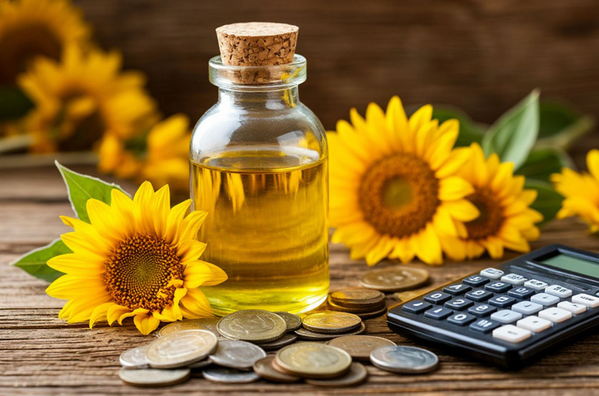 В декабре пошлина на экспорт подсолнечного масла из России увеличится до 8,2 тыс. руб. за тонну
