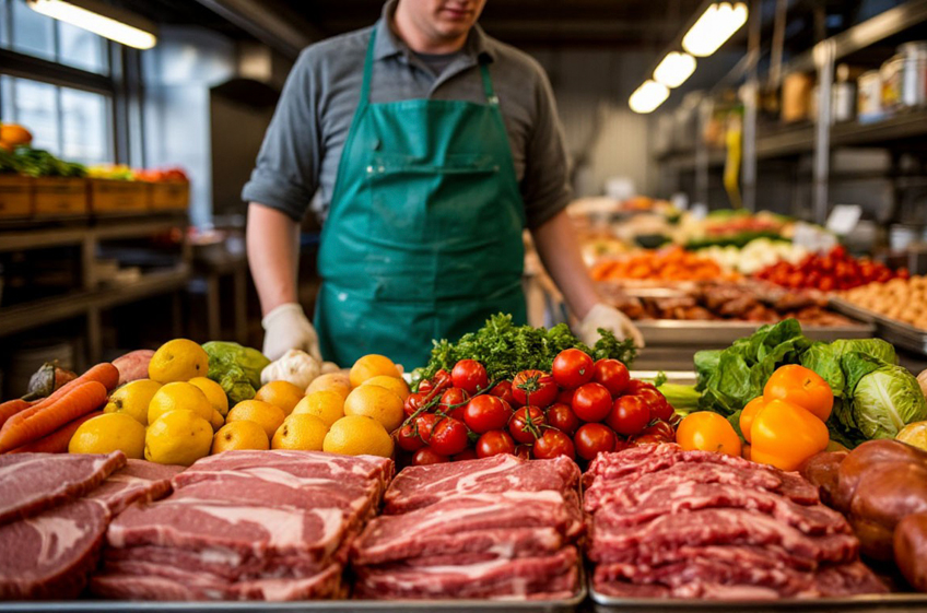 Производство продуктов питания в России в январе-октябре снизилось на 0,6%