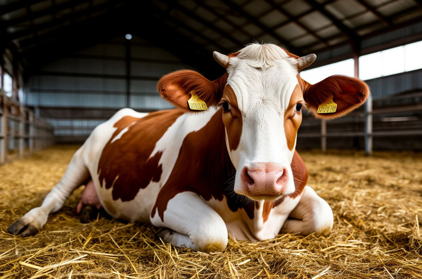 Латеральные отеки и мастит у коров помогут исправить правильные подстилки