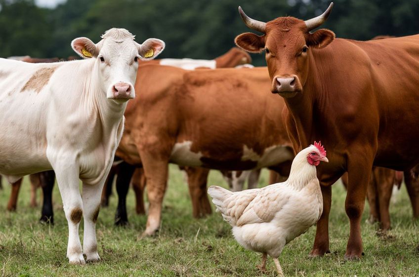Росстат: производство скота и птицы в России в первом квартале сократилось на 0,3%