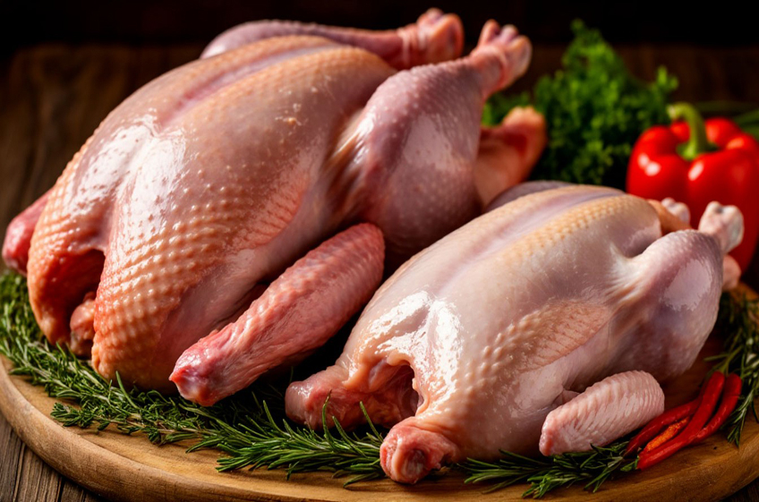 Россия в 2025 году увеличила экспорт мяса птицы на 6,4%, импорт — на 6,3%