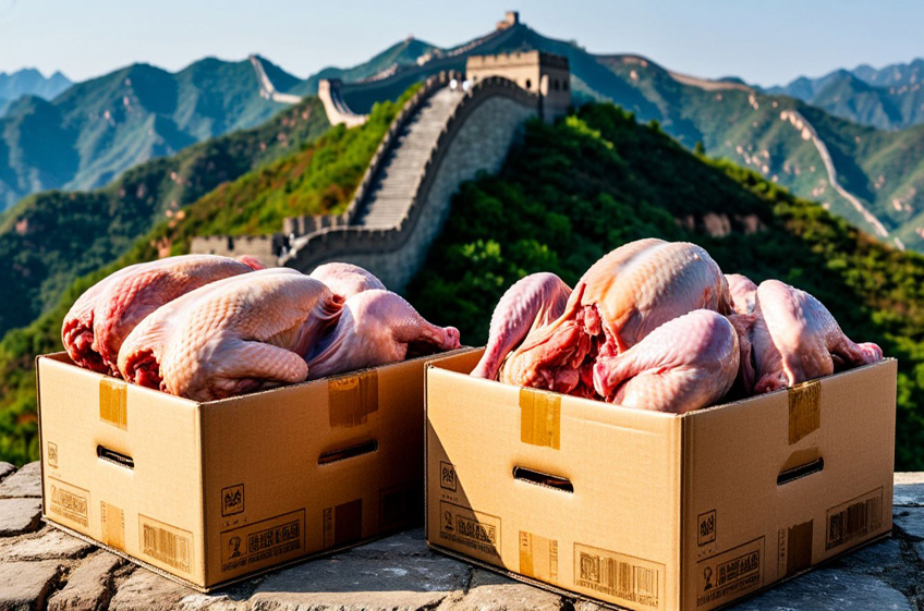 Китай с 2022 года увеличил поставки курицы в Россию почти в 40 раз