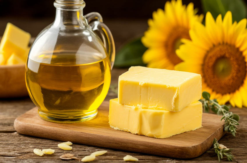 С начла 2026 года производство подсолнечного масла в России выросло на 3,2%, маргарина — рухнуло на 19,7%
