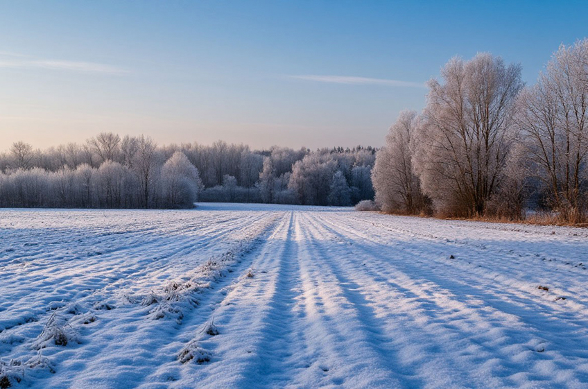 Сильные морозы и высокий снежный покров могли привести к гибели до 5,9% посевов озимых