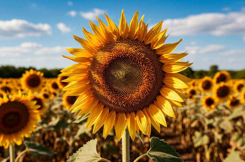 Урожайность подсолнечника в России снижается два года подряд