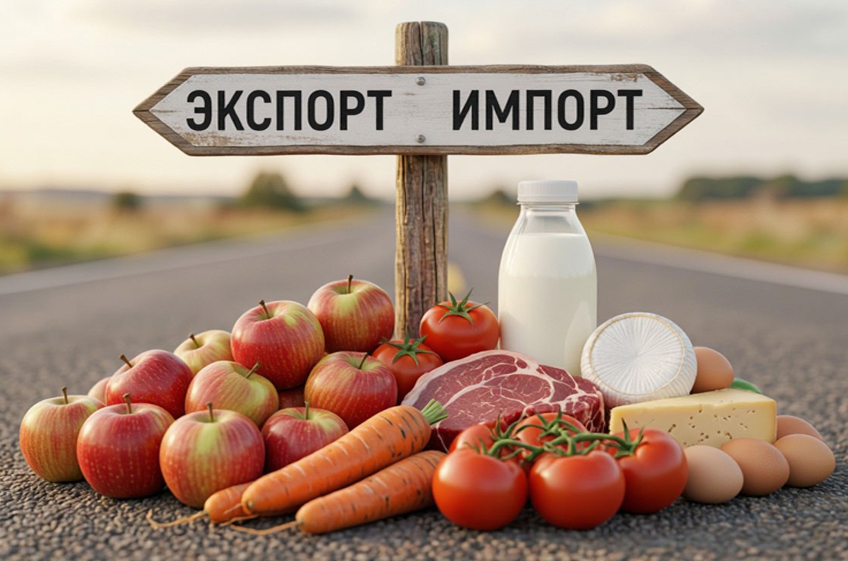 Экспорт продукции АПК из России в январе — августе 2026 года вырос на 20,1%, импорт — на 4,8%